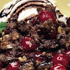 Chocolate Cherry Crisp