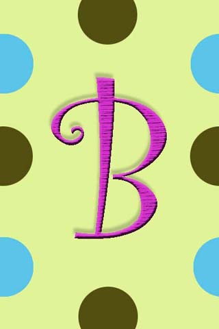 Monogram B Live Wallpaper