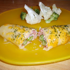 Delice Lorraine (Crepes With Cheese & Ham Filling)