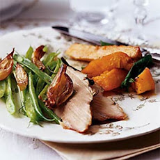 Fresh Ham with Cloves and Grilled Pineapple