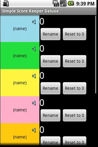 Simple Score Keeper Deluxe