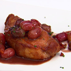 Seared Pork Chops with Grape Sauce