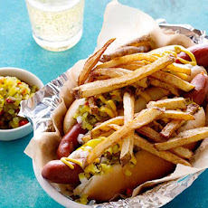 Chicago-Style Hot Dog with Homemade Relish