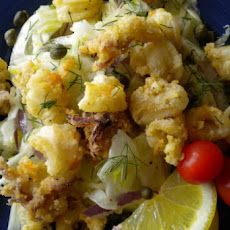 Fennel-Crisp Calamari Salad