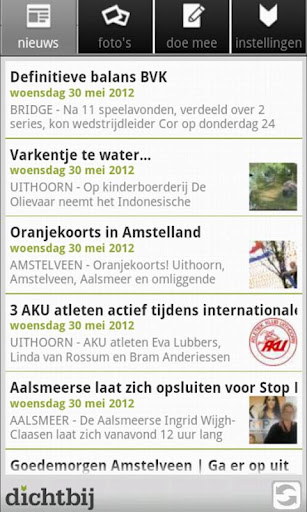 dichtbij for android screenshot