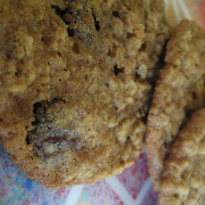Giant Cherry Oatmeal Cookies