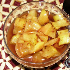 Fast Creamy Baked Apples - Fat Free