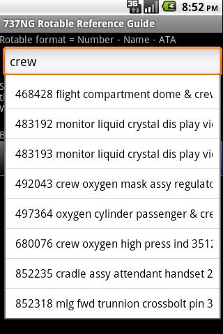 737NG Rotable Reference Guide