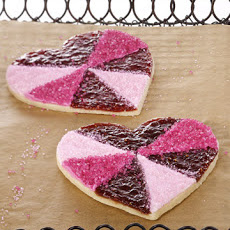 Jewel Heart Cookies