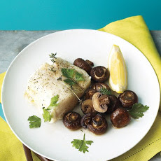 Oven-Roasted Fish and Mushrooms