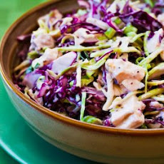 Recipe for Chicken and Shredded Cabbage Salad with Mustard and Celery Seed