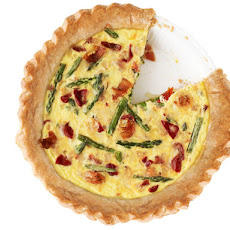 Asparagus, Cherry Pepper and Bacon Quiche