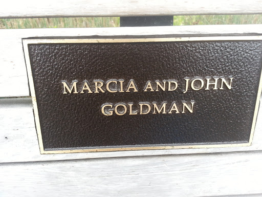 Marcia and John Goldman Memorial Bench