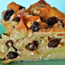 Sweet Noodle Kugel With Marmalade and Preserves