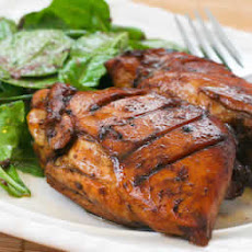 Roasted Chicken Thighs Recipe with Black Bean Garlic Marinade