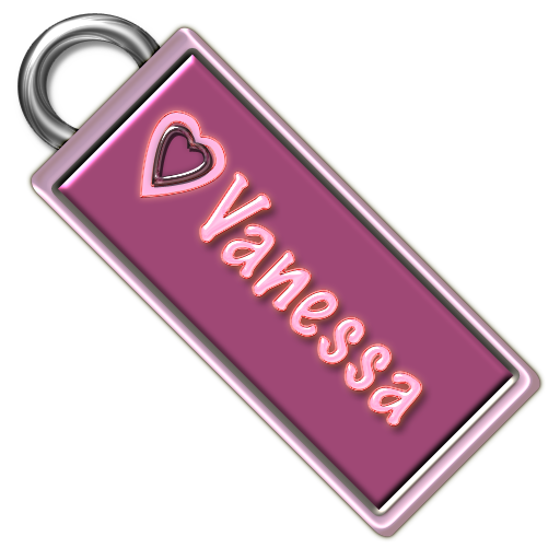 Vanessa Name Tag LOGO-APP點子