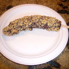 Chocolate Dipped Frozen Bananas