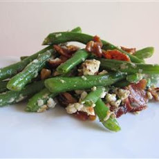 Green Beans with Blue Cheese