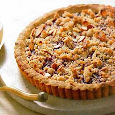 Raspberry Jam Tart with Almond Crumble