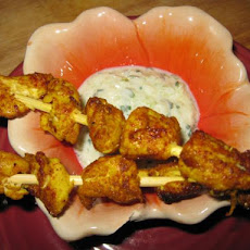 Bombay Spiced Chicken Skewers