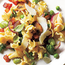 Spring Pasta with Fava Beans and Peas