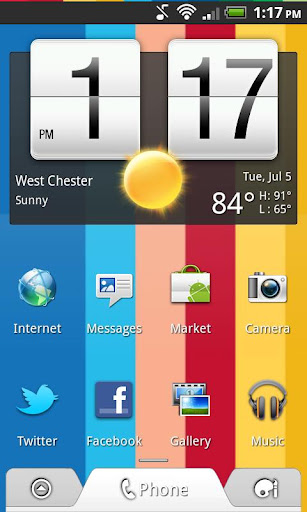 HTC Sense 2.0 Skin - Google