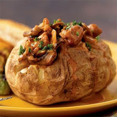 Chicken Paprikash-Topped Potatoes