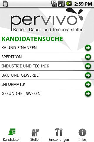 Pervivo AG Stellenvermittlung