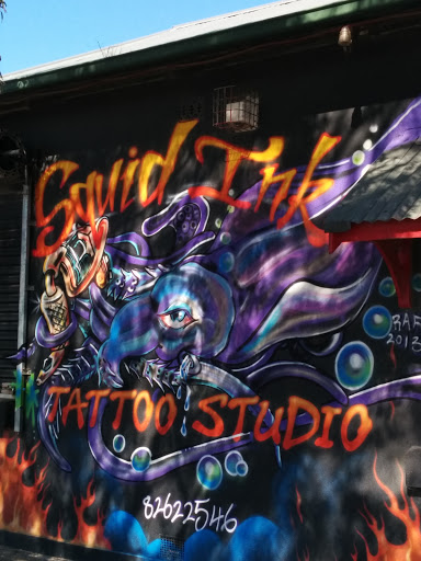 Squid Ink Tattoos Mural