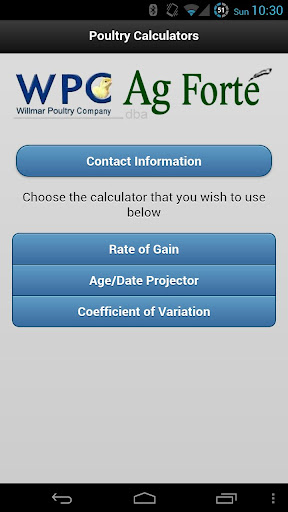 Poultry Calculators