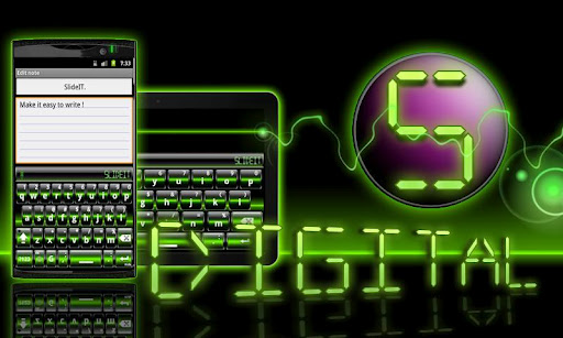 SlideIT Green Digital Skin