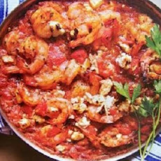 Baked Shrimp with Feta and Tomato