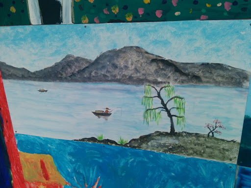 CCP Fishing On A Lake Mural
