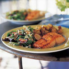 Broiled Salmon with Honey and Vermouth