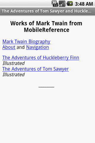 The Adventures of Tom Sawyer..