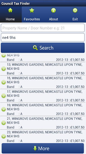 Council Tax Finder App