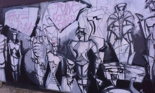 Mendelu Graffiti Wall Street Art