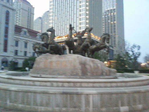 万达广场喷泉