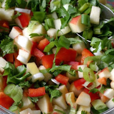 Apple, Green Onion, and Jalapeño Salsa