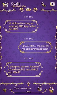 How to get GO SMS PRO ROYAL THEME EX 1.0 apk for pc