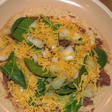 Lite Black Bean and Spinach Quesadillas