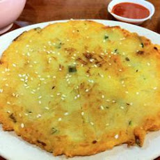 Buffalo Wing Potato Pancakes