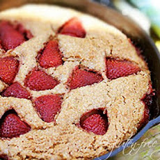 Gluten-Free Strawberry Cobbler Cake