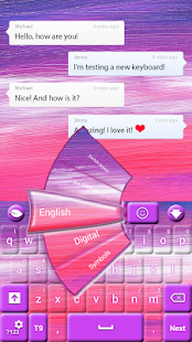 How to mod Pink Skies GO Keyboard patch 1.284 apk for bluestacks