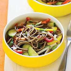 Cold Soba Salad with Crisp Vegetables