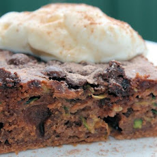 Won't Kill the Diet Chocolate Cinnamon Zucchini Cake