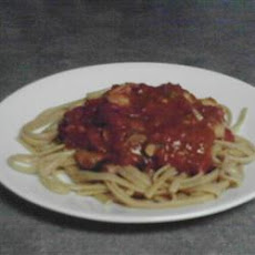 Linguine Pasta with Shrimp and Tomatoes