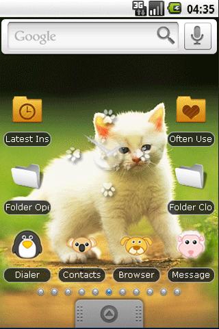 【免費生活App】Cute little Cat  Full Theme-APP點子