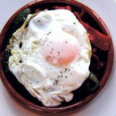 Migas with Chorizo, Peppers, and Fried Eggs Recipe