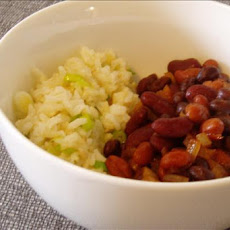 Barbecued Beans and Rice